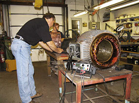 ремонт статора электродвигателя